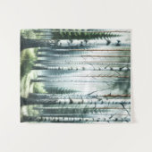 Fluisteren van de berk: betoverende woudtapijt wandkleed (Voorkant (horizontaal))