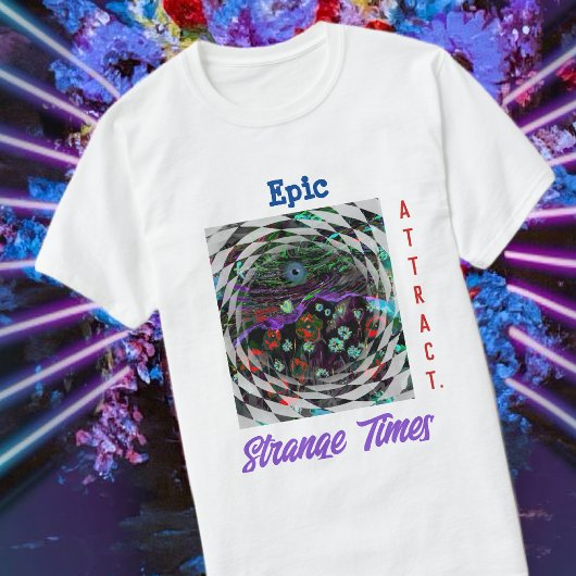 Fluisteren van de blik van het universum t-shirt