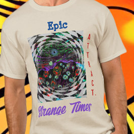 Fluisteren van de blik van het universum t-shirt