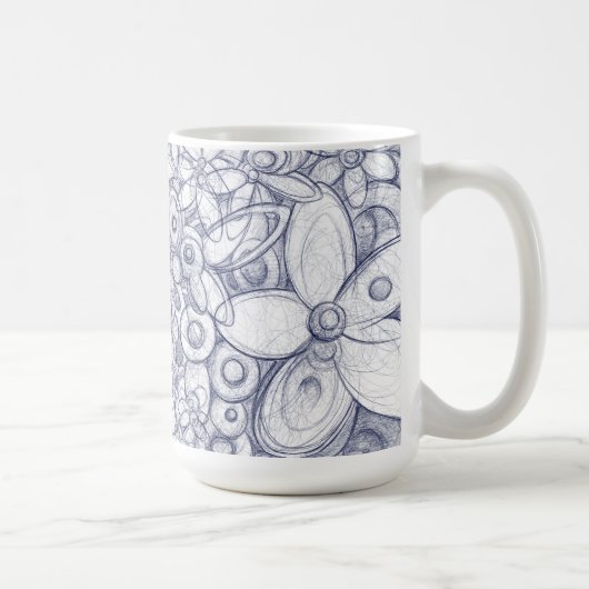 Fluisteren van de eeuwigheid koffiemok (Rechts)