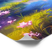 Fluisteren van de lente, het omarmen van de Sakura Poster (Hoek)