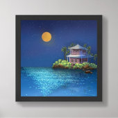 Fluisteren van de nacht, maanlicht foto afdruk