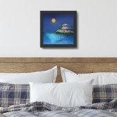 Fluisteren van de nacht, maanlicht foto afdruk