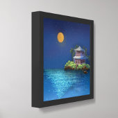 Fluisteren van de nacht, maanlicht foto afdruk