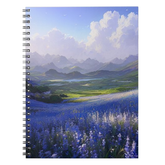 Fluisteren van de Paarse Vallei Notitieboek (Voorkant)