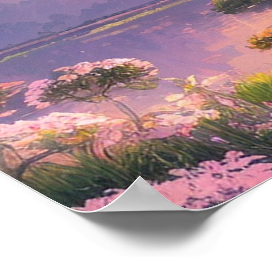 Fluisteren van de roze schemering poster (Hoek)