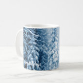 Fluisteren van de winter koffiemok (Voorkant links)