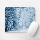Fluisteren van de winter muismat (Met muis)