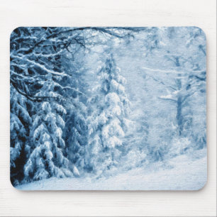 Fluisteren van de winter muismat