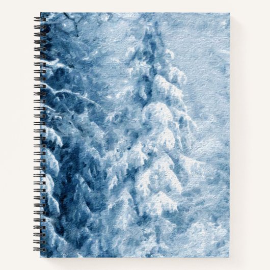 Fluisteren van de winter notitieboek (Voorkant)