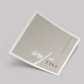 Fluisteren van Herfst: Modern Script Typografie Br Servet