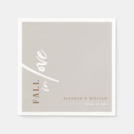 Fluisteren van Herfst: Modern Script Typografie Br Servet (Voorkant)