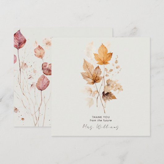 Fluisteren van Herfst Vrijgezellenfeest Cream Dank (Voorkant / Achterkant)