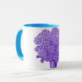 Fluisteren van het bladerdak mok (Voorkant links)