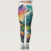 Fluisteren van het wild leggings (Voorkant)