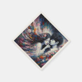 Fluisteren van Liefde Valentijn Papier Servet - Ro (Hoek)