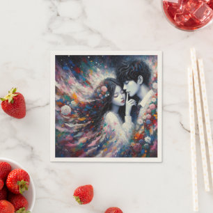 Fluisteren van Liefde Valentijn Papier Servet - Ro
