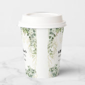 Fluisteren van Natuur: Botanische Bliss Vrijgezell Papieren Bekers (Links)