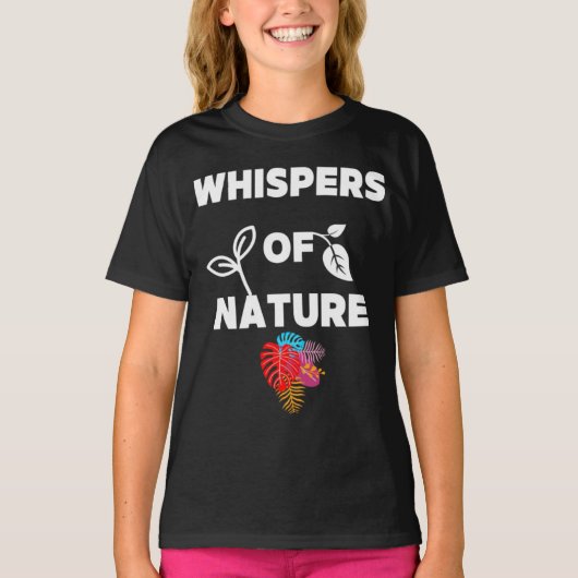 Fluisteren van Natuur T-shirt (Voorkant)