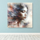 Fluisteren van Serenity: Een Visie van Genade Canvas Afdruk (Insitu (Houten vloer))