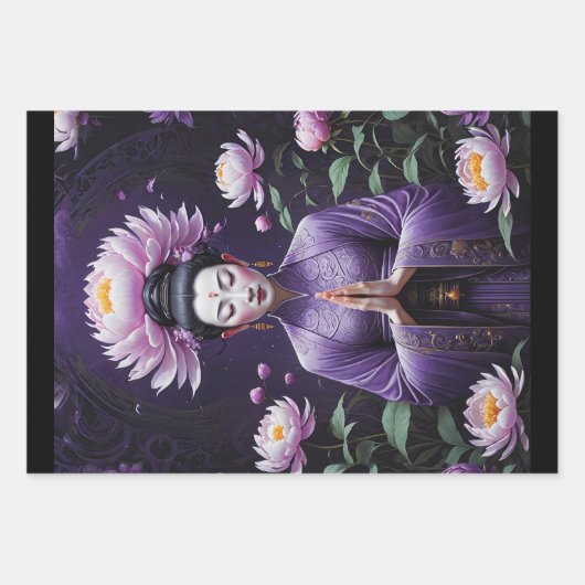 Fluisteren van Serenity - Set van 3 - Decoupage Inpakpapier Vel (Voorkant)