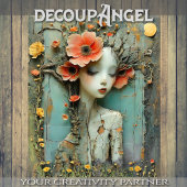 Fluisteren van sierlijke schoonheid #1 - Decoupage Tissuepapier