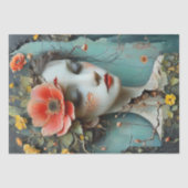 Fluisteren van sierlijke schoonheid #2 - Decoupage Tissuepapier (Voorkant)