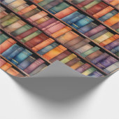 Fluisteren van Wijsheid in Waterverf Hues Cadeaupapier (Hoek)