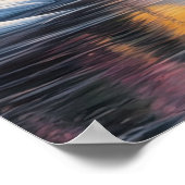 Fluisteren van Winter, Een Riverside Reverie Poster (Hoek)