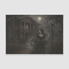 Fluisterend bij de poort tissuepapier