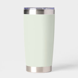 Fluisterend groene effen kleur geïsoleerde drinkbeker