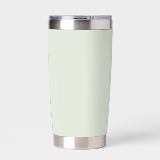 Fluisterend groene effen kleur geïsoleerde drinkbeker (Voorkant)