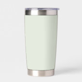 Fluisterend groene effen kleur geïsoleerde drinkbeker (Links)