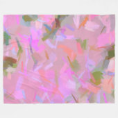 Fluisterend in roze fleece deken (Voorkant (Horizontaal))