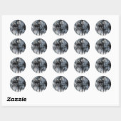 Fluisterend Ronde Sticker (Vel)