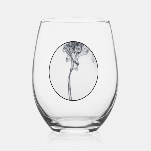 Fluisterend rook Stemless wijnglas Wijnglas Zonder Voet (Voorkant)