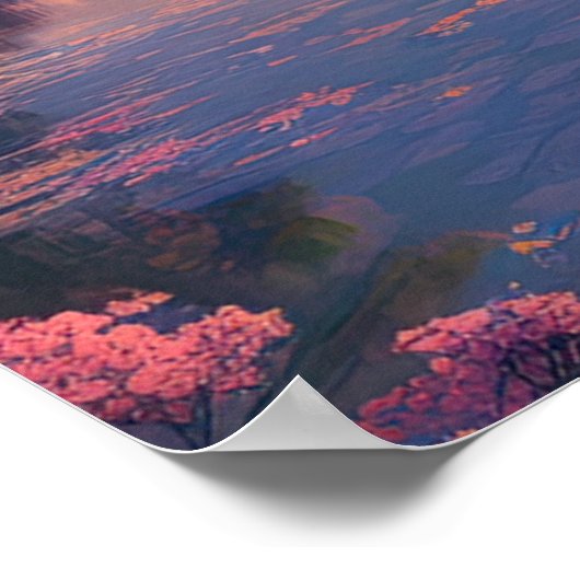 Fluisterend water poster (Hoek)