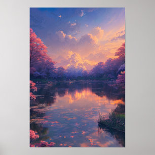 Fluisterend water poster