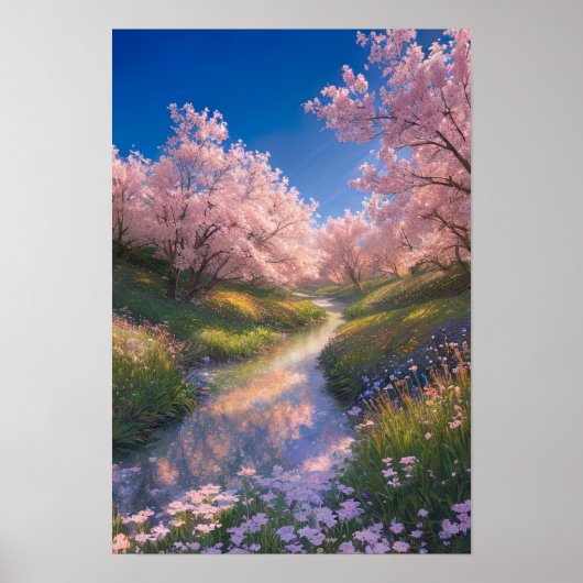 Fluisterend water poster (Voorkant)