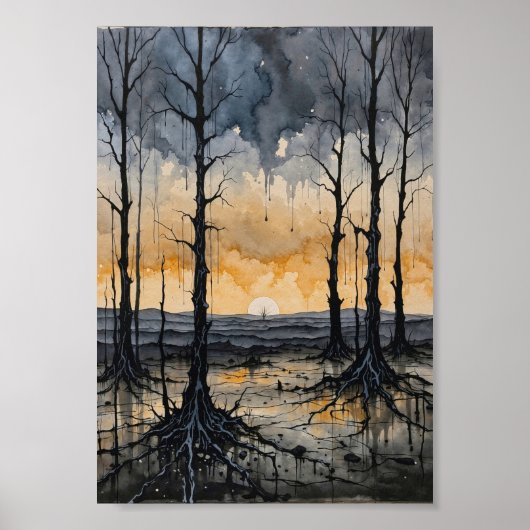 Fluisterend Woud Poster (Voorkant)