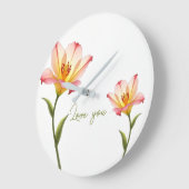 Fluisterende affectie lelies grote klok (Hoek)