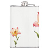 Fluisterende affectie lelies heupfles (Achterkant)