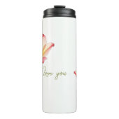Fluisterende affectie lelies thermosbeker (Voorkant)