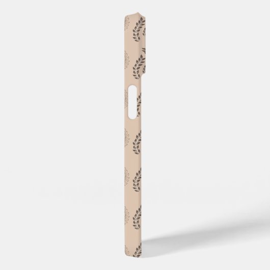 Fluisterende bladeren crème telefoonhoesje Case-Mate iPhone case (Achterkant / Rechts)