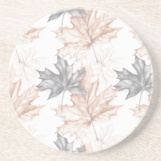Fluisterende bladeren in de herfst zandsteen onderzetter (Voorkant)