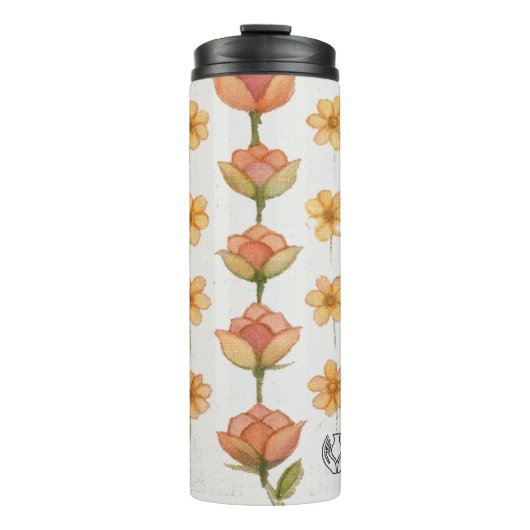 Fluisterende Bloesems Thermosbeker (Voorkant)