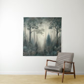 Fluisterende Bossen Etherische wandtapijt Wandkleed (In situ)