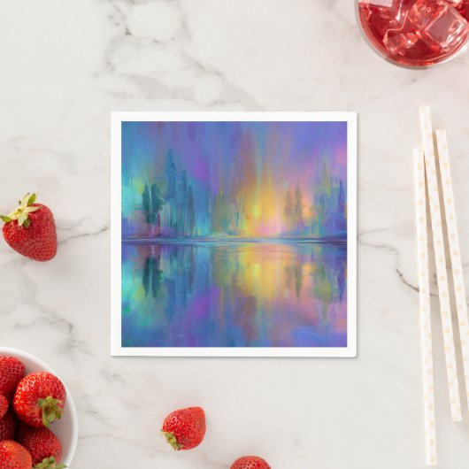 Fluisterende Bossen in pastelkleuren Servet (Insitu)