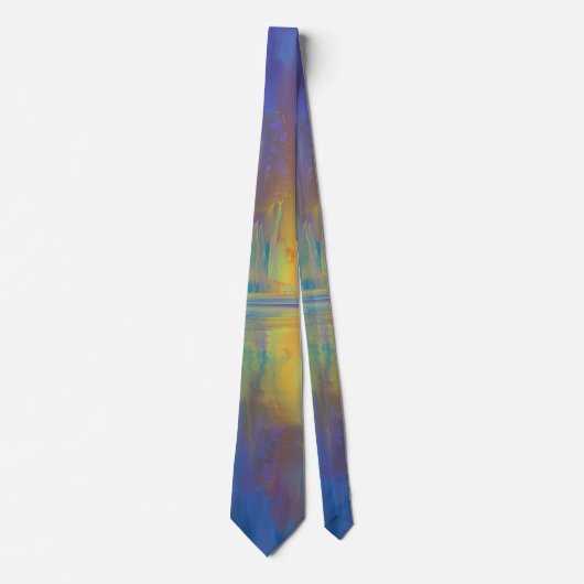 Fluisterende Bossen in pastelkleuren Stropdas (Voorkant)
