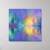 Fluisterende Bossen, mystiek en rustgevend, Canvas Afdruk (Voorkant)